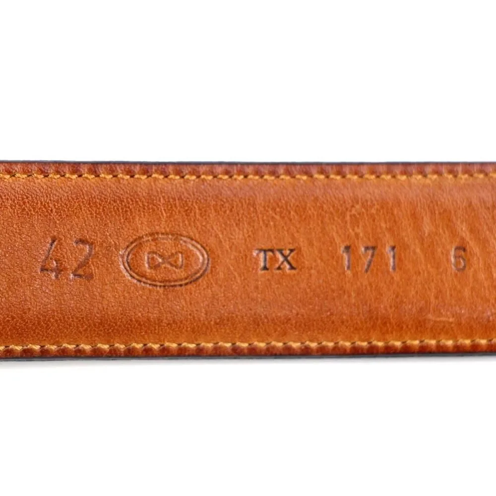 Trafalgar BLACK GENUINE LEATHER 1 1/8